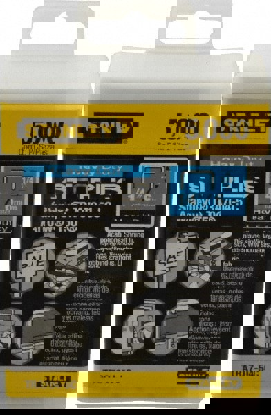 Galvanized Steel Heavy-Duty Power Crown Staple: 1/4